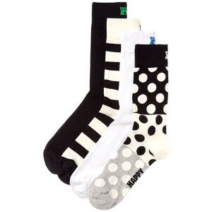 Happy Socks 4Pk Mix Socks, Black_&_White